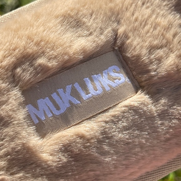 MUK LUKS Kirstey Slide In Irish Cream Med 7-8 - Picture 10 of 12